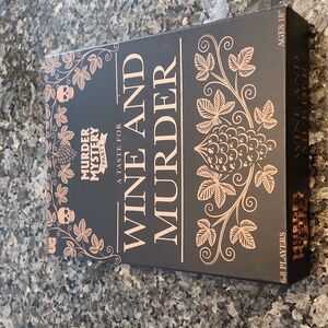 Wine and Murder - murder mystery box game